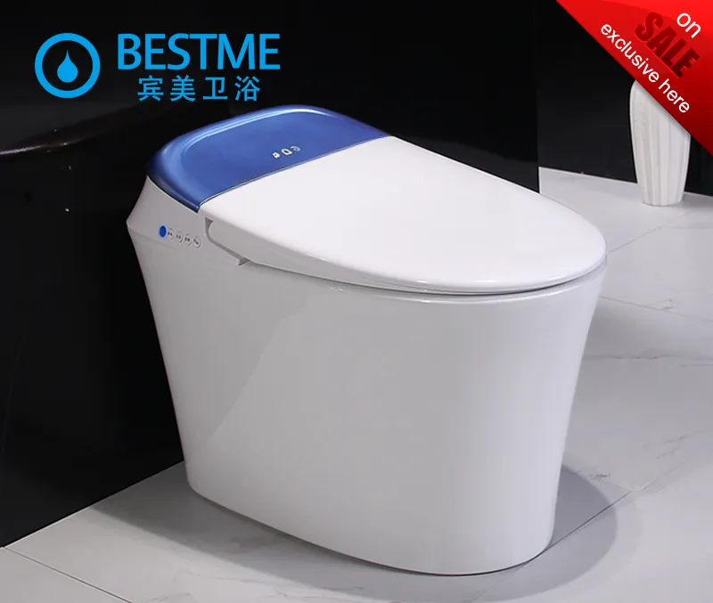 Automatic Flushing Electric One Piece Tankless Intelligent Smart Toilet