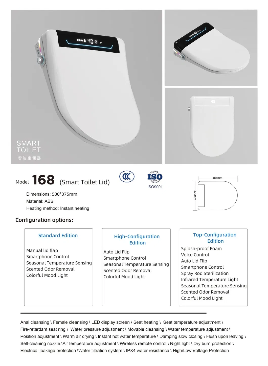Smart Toilet Seat Main View