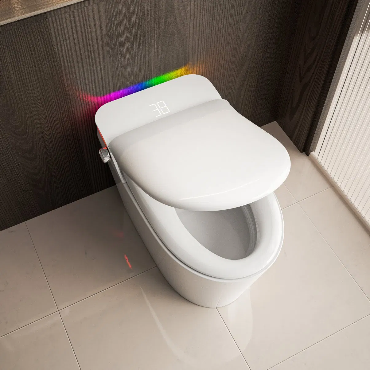 2024 New Design Luxury Ceramic Siphonic Floor Standing Smart Intelligent Toilet