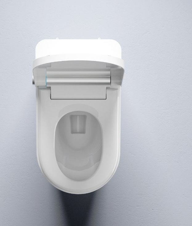 2023 Decorated Light New Arrival Floor Standing Auto Washing Automatic Water Spray Smart Toilet Ceramic Smart Intelligent