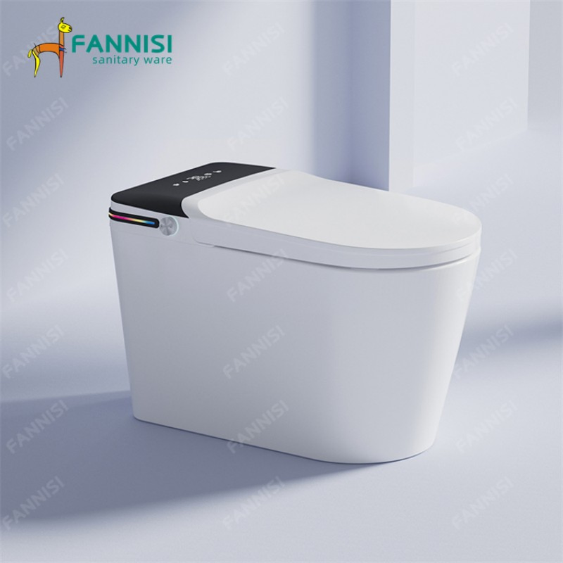 Floor Mounted Wc Intelligent One Piece Electric Automatic Flush Tankless Smart Toilet