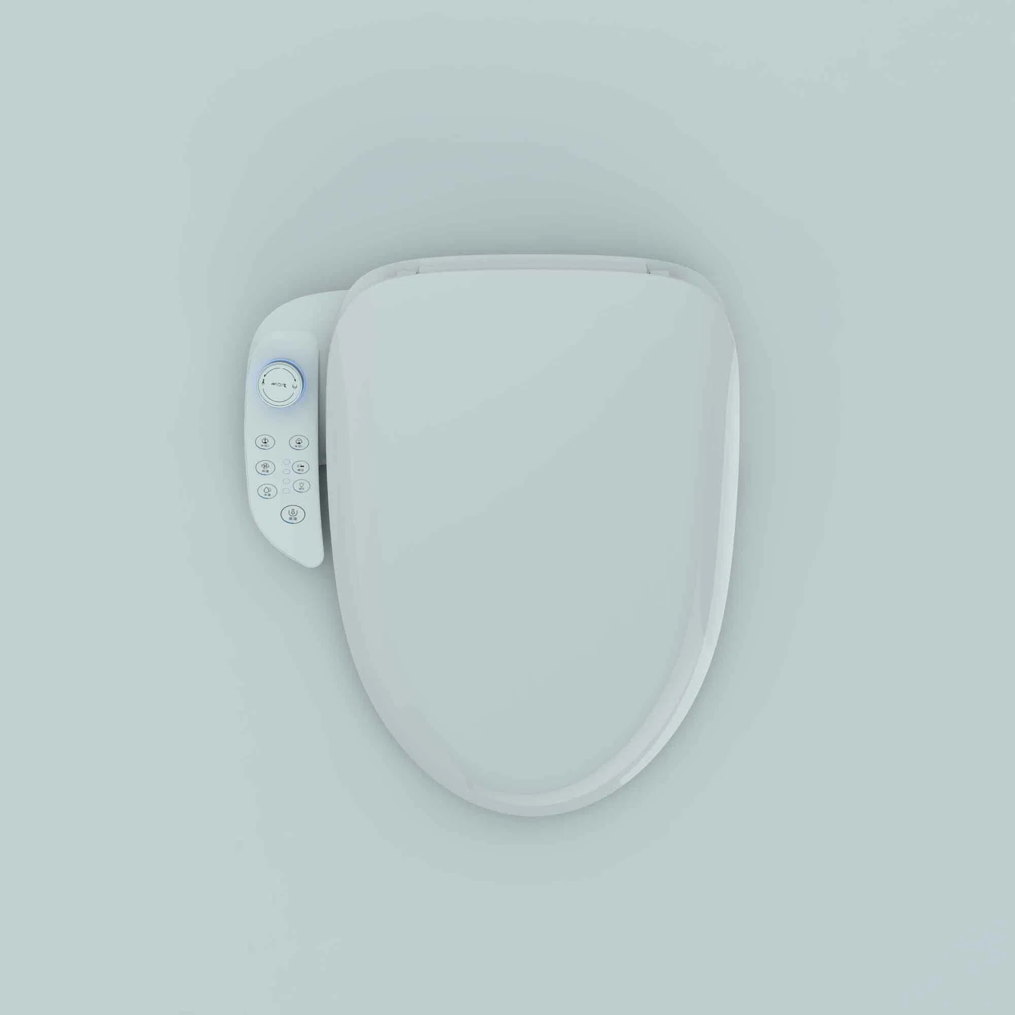 Smart Toilet Lid Electric Seat Heating Multi Washing Self Cleaning PP Bidet Smart Toilet Seat Cover