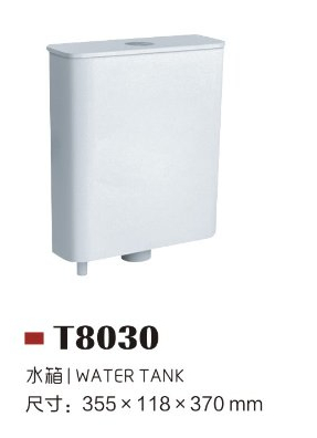 Factory Wholesale Squatting Pan Toilet Tank Dual Flush 3/6L PP Plastic Water Saving Cistern Water Tank