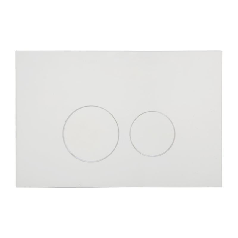 Wall Mount Concealed Cistern Dual Flush Button Toilet Plate