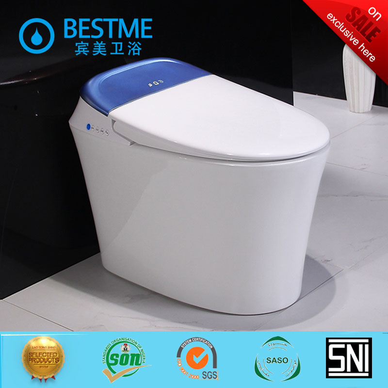 Automatic Flushing Electric One Piece Tankless Intelligent Smart Toilet (BC-835)