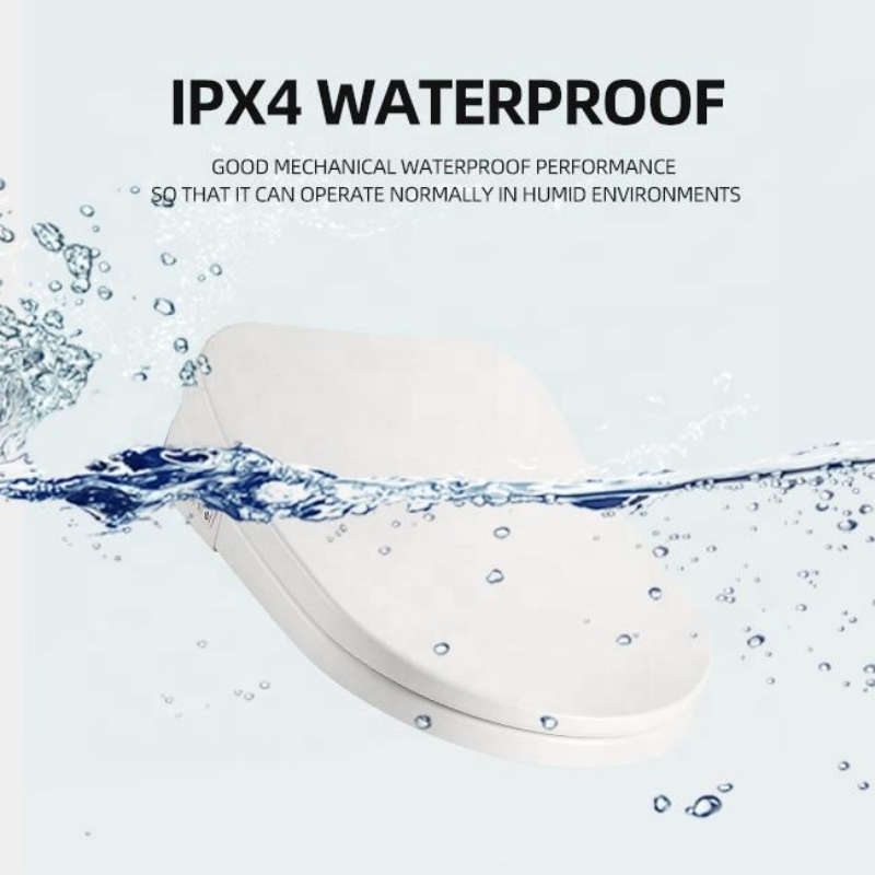 Automatic Heating PP Closing Intelligent Electric Soft Slow Down Bidet Toilet Seat