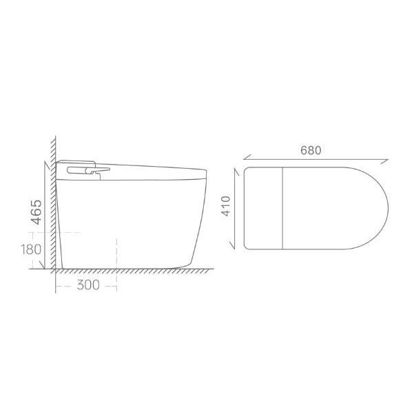 European Style CE Certification Floor Standing Auto Flushing Induction Sensor Flip Smart Toilet