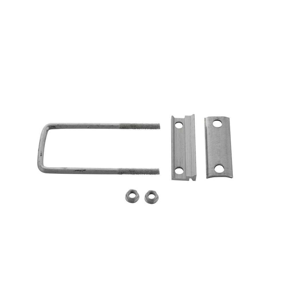 Compact Low Profile Pressure Plate for Flush Mount Solar Panels on Residential Roof Surfaces