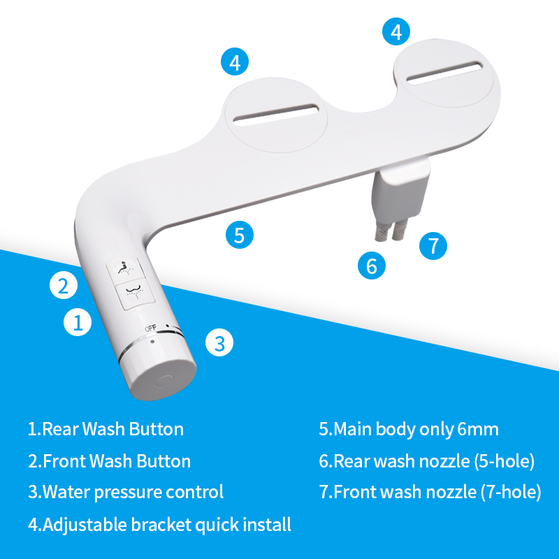 Anti-Dust Portable Bidet for Desert Travel Quick Release Arabic Keywords