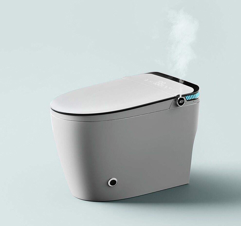 Hot-Selling Intelligent Sensor Instant Heat Wash Integrated Tankless Floor Mounted Dual-Flush Siphonic Ceramic Smart Toilet