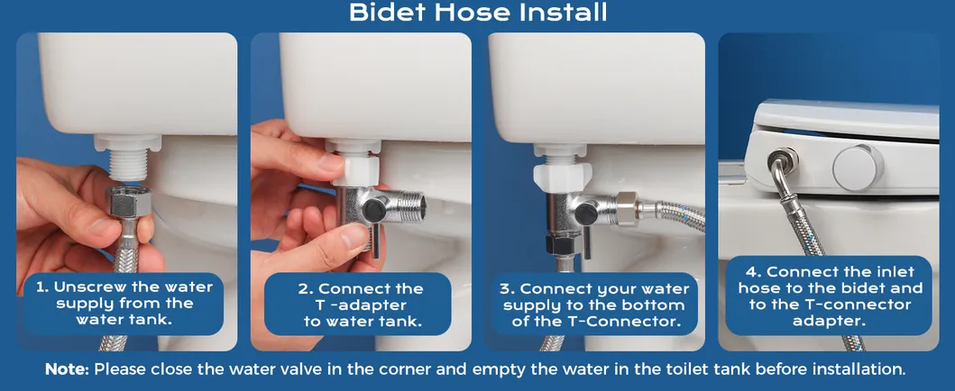 Non-Electric Round Bidet Toilet Seat 5