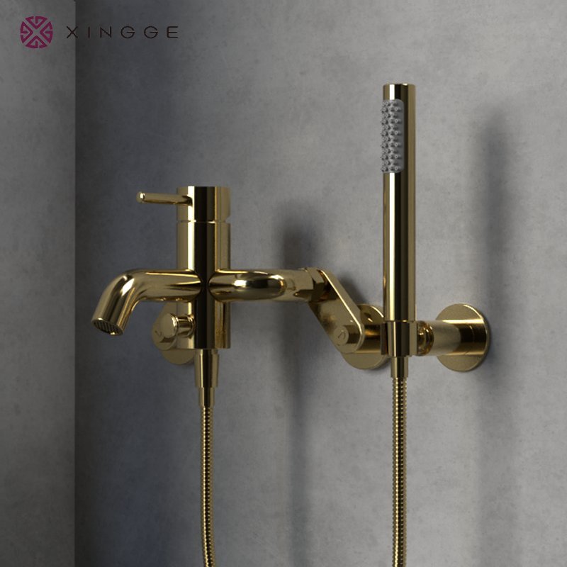 Factory Direct Sales Bathroom Concealed Mixer Digital Temperature Faucet Ways Black Color Complete Rainfall System Shower Set