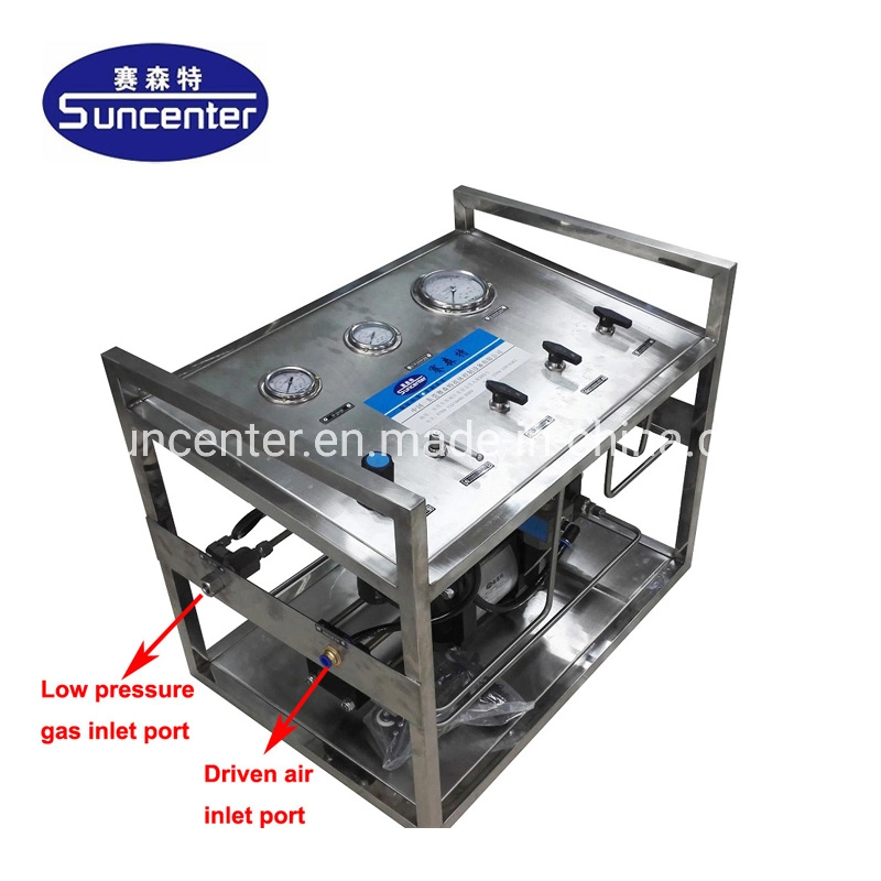 Hot Selling Pneumatic LNG CNG Gas Transfer Booster Pump System for Truck Refueling