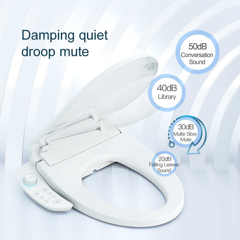 Development Smart Toilet Lid Electric Seat Heating Multi Washing Self Cleaning PP Bidet Smart Toilet Seat Cover