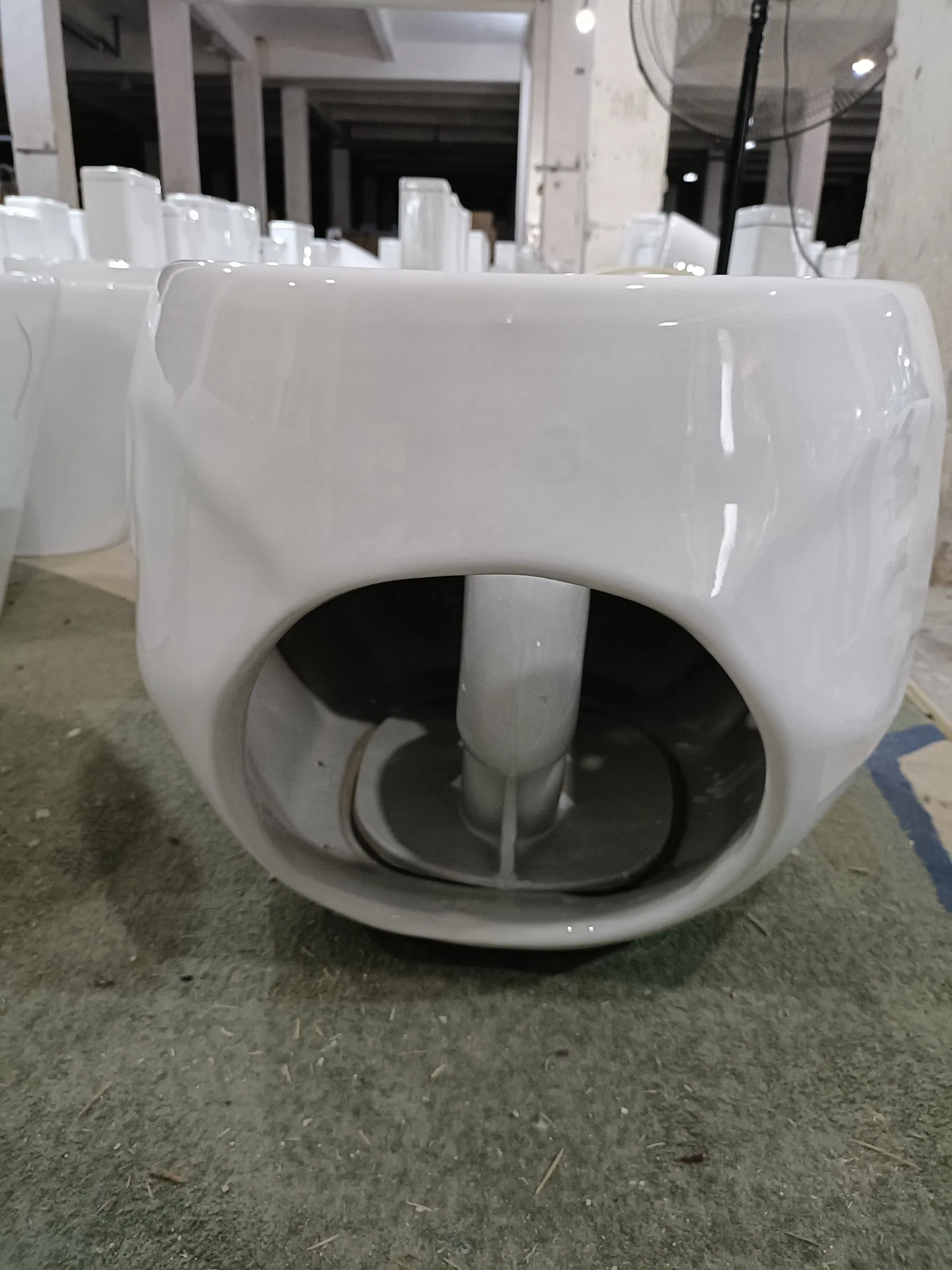 Jiange New Luxury Sanitary Ware Bathroom One Piece Toilet Wc Toilet Round Building Material Single Smart Intelligent Toilet