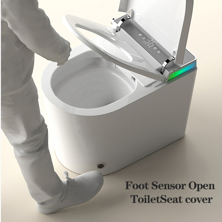 Auto Sensor Flush Intelligent Commode Automatic Toilet Bowl Ceramic Bathroom Smart Toilet