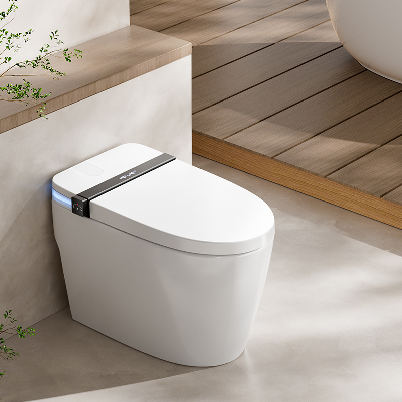 Multifunction Smart Cover with Dual Nozzles (Bidet &amp; Feminine Wash) and Air Dryer