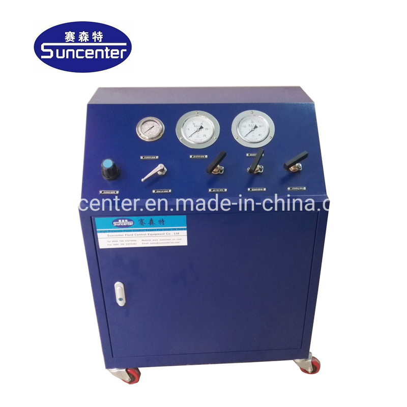 Pneumatic Oxygen Pump System for Gas Cylinder Transfer and Filling