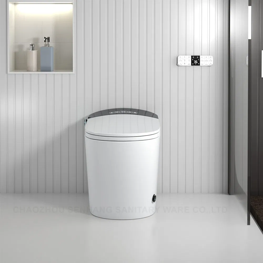 Sanitaryware Intelligent Bathroom Electric Automatic Flush Tankless Smart Toilet with Toilet Seat