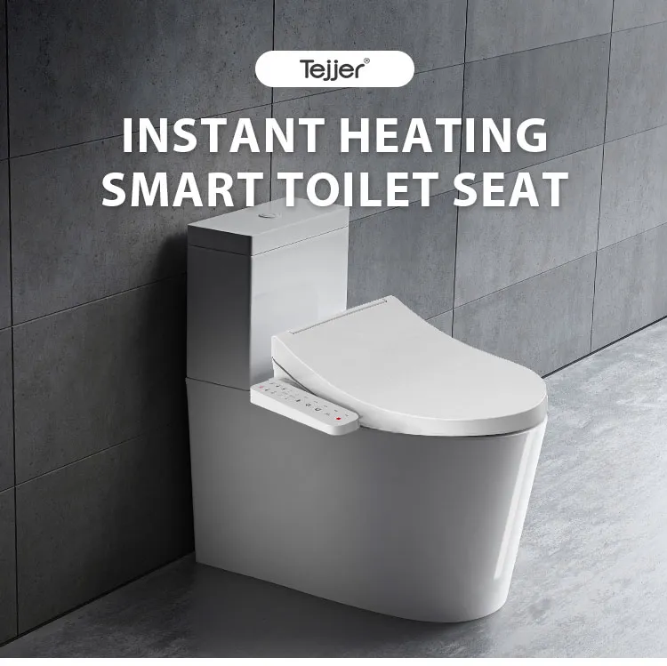 Side Panel Control Slim Bidet Shower Toilet Seat