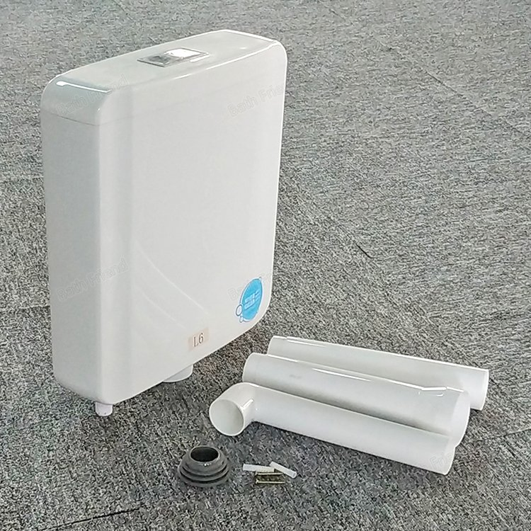 Modern Dual Flush Cistern, Plastic Material Flush Mechanism Water Tank for Squanting Toilet