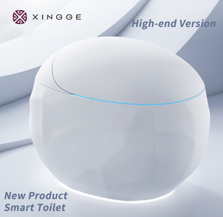 Made of China Bathroom Wc Toilet for Sale Luxury Sanitary Ware Round Design Smart Intelligent Toilet on Sale Single One Piece Toilet