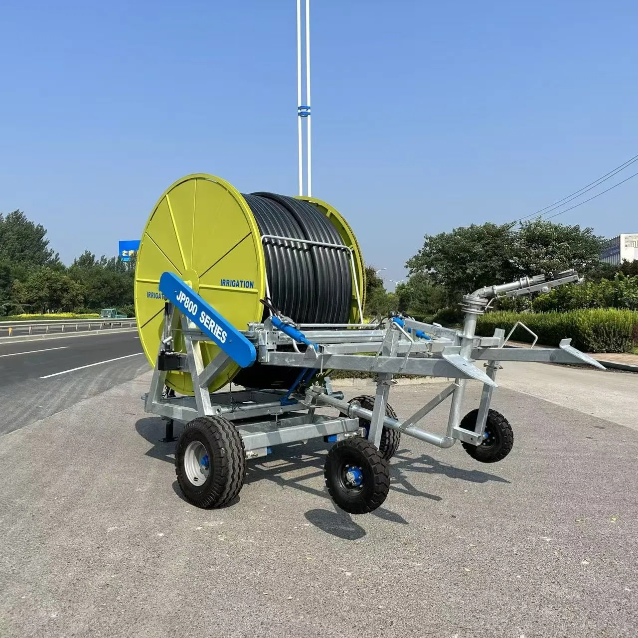 Farm Agricultural Water with Big Rain Gun Sprinkler Irrigation System Jp180-400 Hose Reel Irrigation System