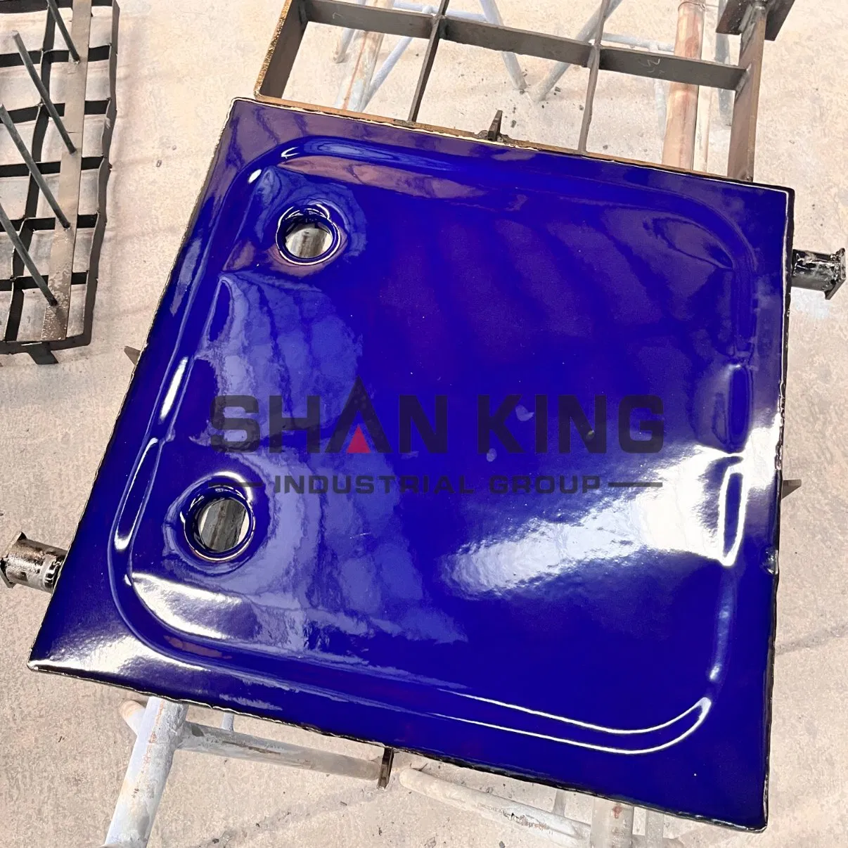 Shanking 5000L Enameled Reactor Square Flat Plate 15 Square Enameled Plate Condenser
