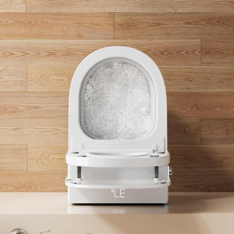 Mini Design Luxury Auto Flush Front Bidet Elongated Shaped Ceramic Wall Hanging Smart Toilet with Remote