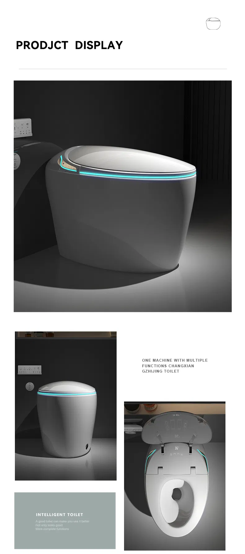 Smart Toilet Internal View