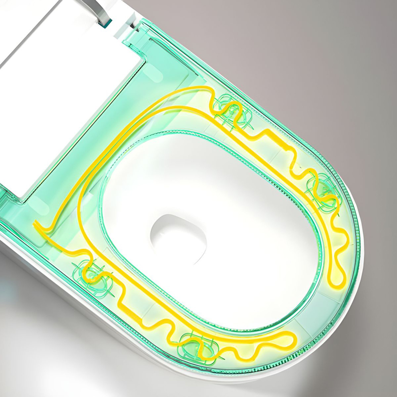 Auto Flush Elongated Automatic Bidet Electric U Shape Ceramic Intelligent Smart Toilet