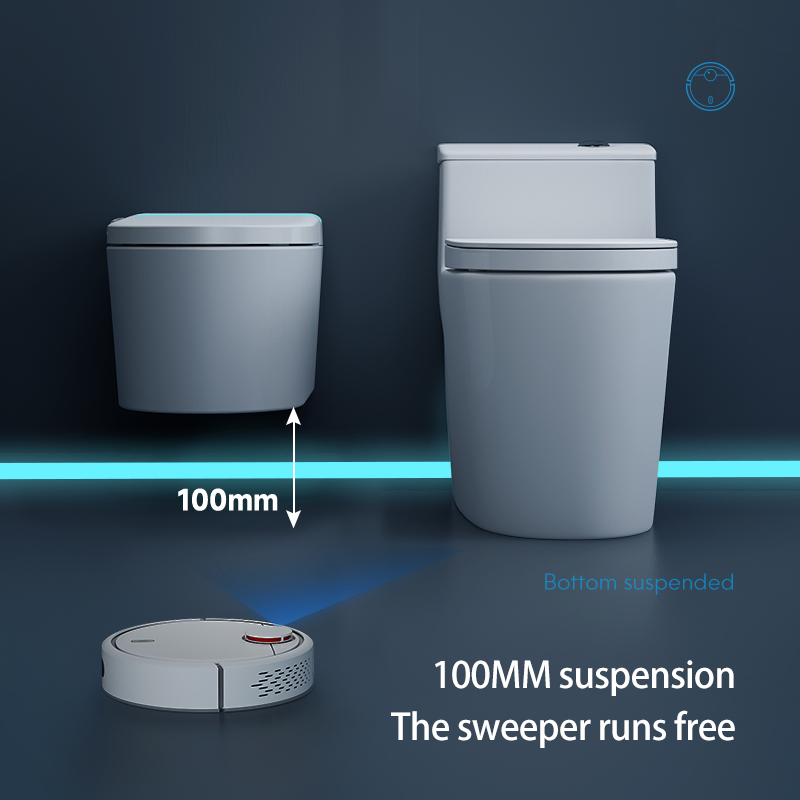 2015 Bathroom Sanitary Ware Ceramics Auto Water Closet Wall Hung Smart Toilet