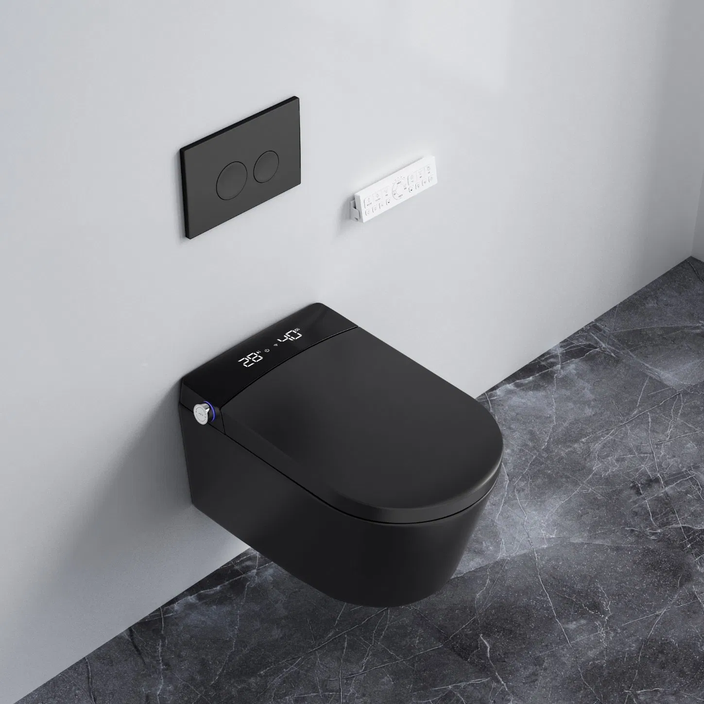 Wall Hung Automatic Flushing Intelligent Smart Toilet with Concealed Cistern