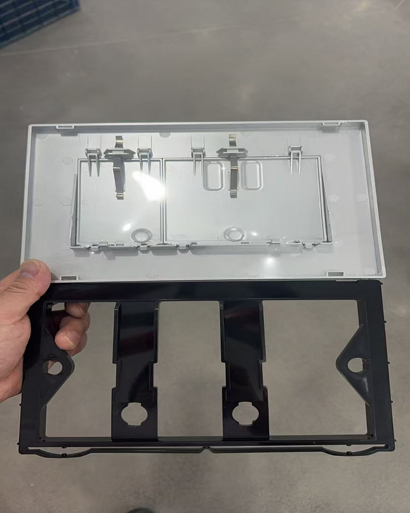 Dual Flush WC trigger plate for concealed cistern with flush plate