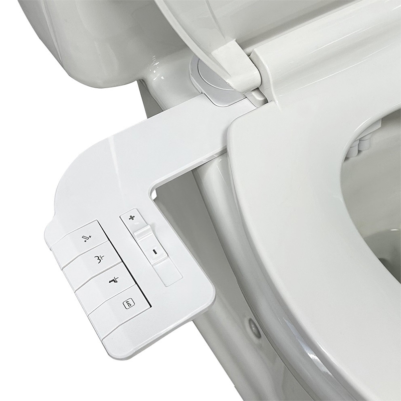 Slim Bidet Attachment for Toilet, Non-Electric Self Cleaning Bidet Toilet Seat, Adjustable Fresh Cold Water Pressure Bidet Sprayer