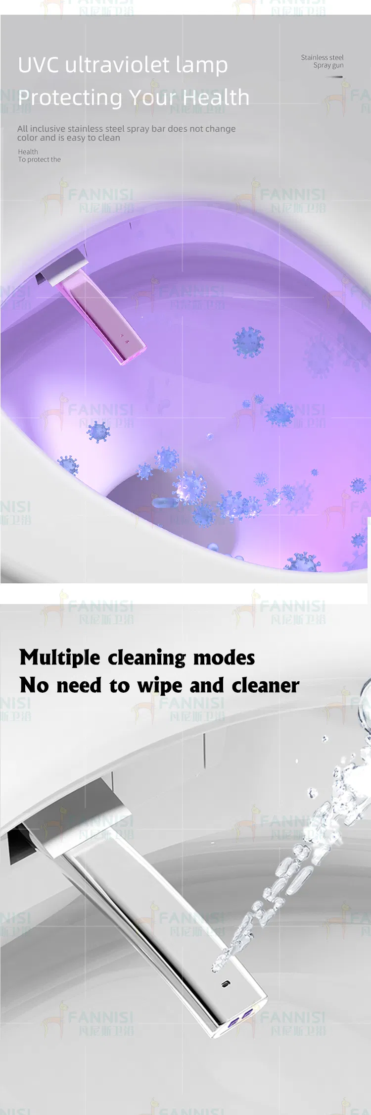 Ceramic Intelligent Toilet Detail