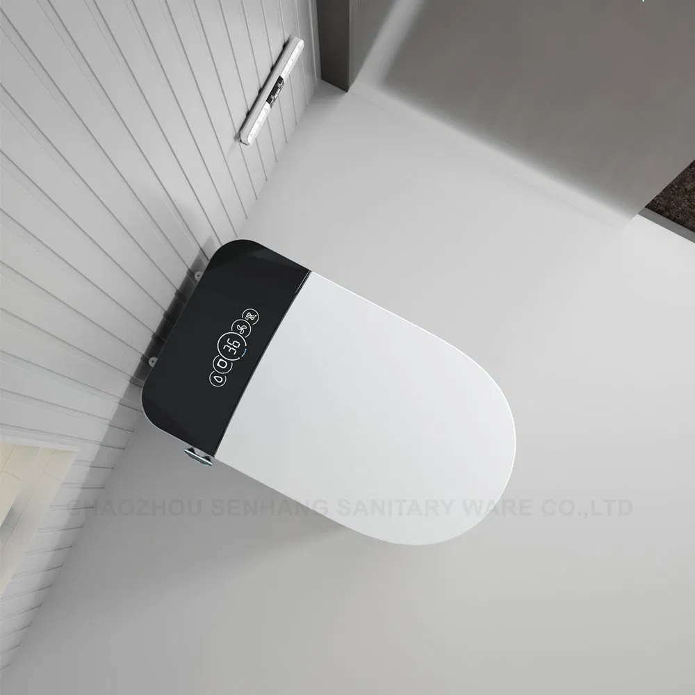 Sanitaryware Intelligent Bathroom Electric Automatic Flush Tankless Smart Toilet with Toilet Seat
