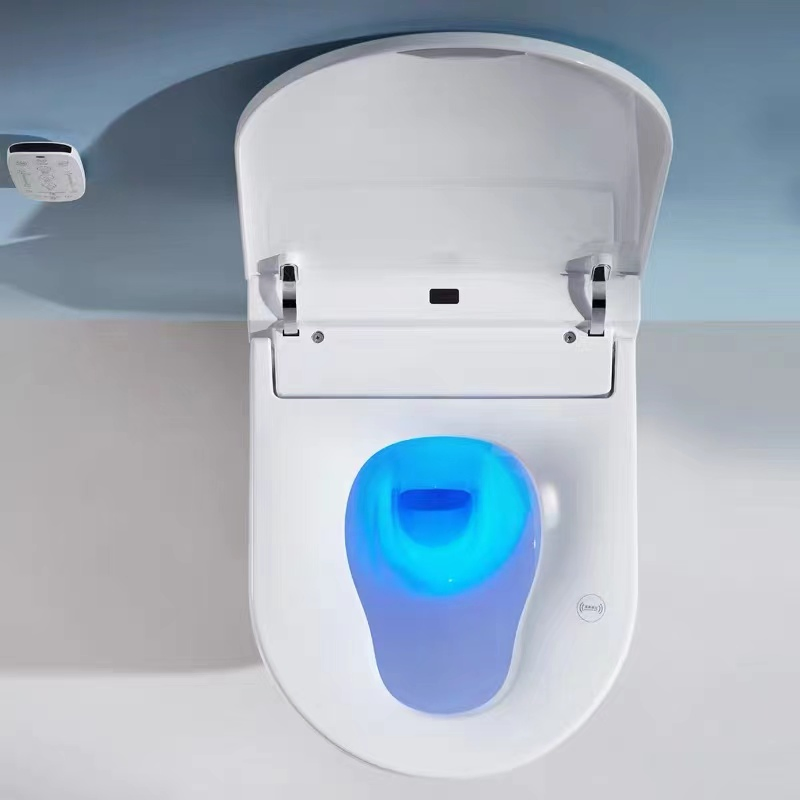 New Intelligent Smart Wall Hung Toilets Automatic Flush Multifunctional Toilet