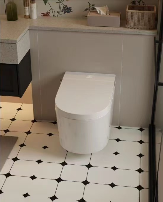 CE Certificate Europe Design Styles Wall-Hung Intelligent Smart Ceramic Toilets