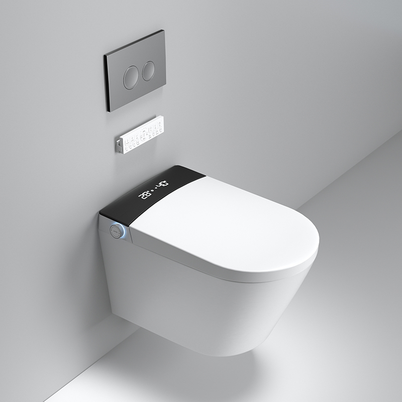 Hot Sale Automatic Inodoro Intelligent Electric Toilet Wall Hung Wc Smart Bidet Auto Sensor Toilet Seat Smart Toilet