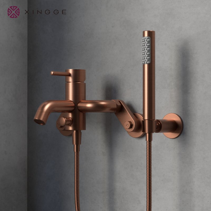 Factory Direct Sales Bathroom Concealed Mixer Digital Temperature Faucet Ways Black Color Complete Rainfall System Shower Set