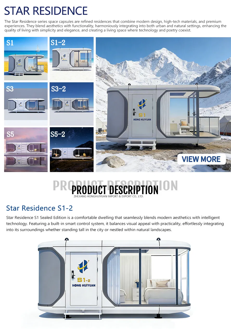 Space Capsule Home View 1