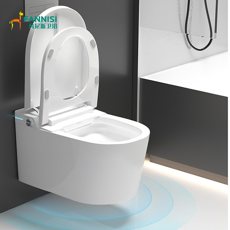 Sanitary Ware Bathroom Toilet Smart Intelligent Toilet Wc Commode One Piece Wall Hung Toilet Bowl Bathroom Smart Toilet Wc Smart Toilet
