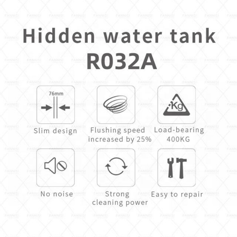 Wholesale High Quality Water Saving Concealed Water Tank for Wall Hung Toilet