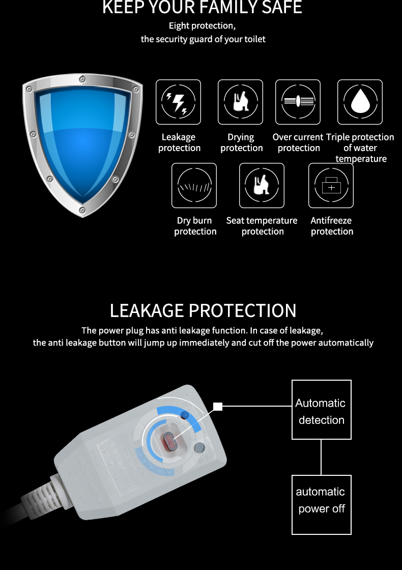 Factory Price Tankless Intelligent Bathroom Smart Toilet with Automatic Flush Remote Control Night Light for Contemporary Apartment