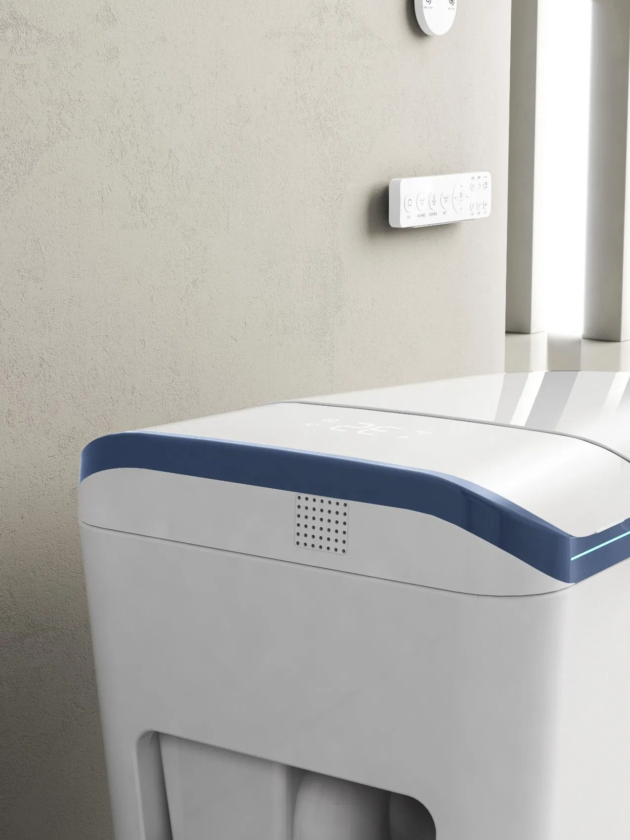 Luxury Sanitary Ware Voice Control Full Auto Smart Toilet Instant Heating Widen Seating Auto Flush Electric Bidet Intelligent Toilet