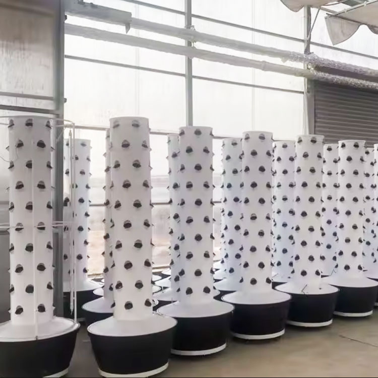 Agg Modern Vertical Hydroponic Wall Tower with Pump for Home Use Soilless Cultivation System Planter Garden Irrigation Eco-Friendly