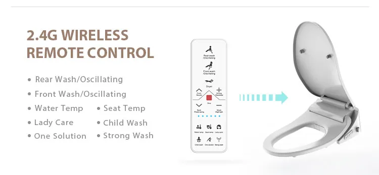 Electronic Bidet Seat Detail