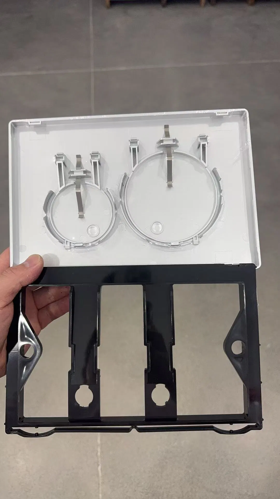 Wall Mount Concealed Cistern Dual Flush Button Toilet Plate