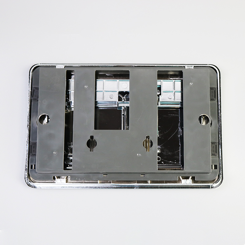 Concealed toilet cistern panel singal push button Stainless Steel flush plate